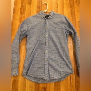 Ralph Lauren Light Blue Checkered Shirt